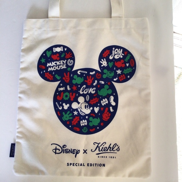 KIEHLS X DISNEY COTTON CANVAS TOTE NWOT - Picture 3 of 9